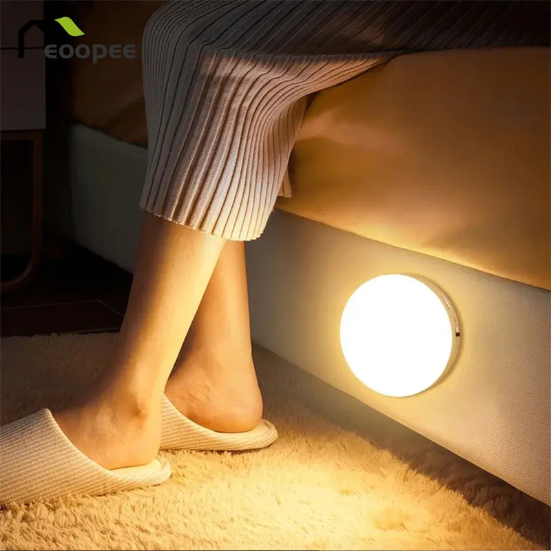 ✨ Lámpara LED Nocturna con Sensor de Movimiento y Base Magnética – Recargable por USB ✨