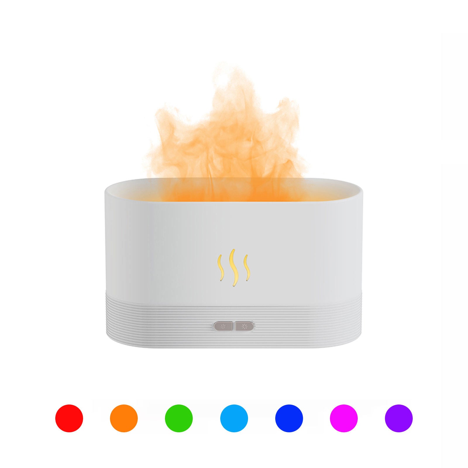  🔥 Humidificador Ultrasónico de Llama con USB - 2025 Best Selling – Difusor de Aromas con Luces LED RGB 🔥
