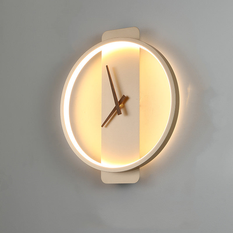 ✨ Lámpara de Pared Nórdica con Reloj – Elegancia y Funcionalidad en tu Hogar ✨