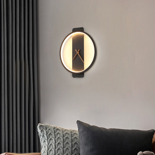✨ Lámpara de Pared Nórdica con Reloj – Elegancia y Funcionalidad en tu Hogar ✨
