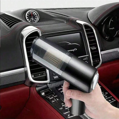 🧹 Mini Aspiradora Portátil 3 en 1 con Carga USB – Alta Potencia de Succión + Boquillas de Soplado Incluidas | Color Negro