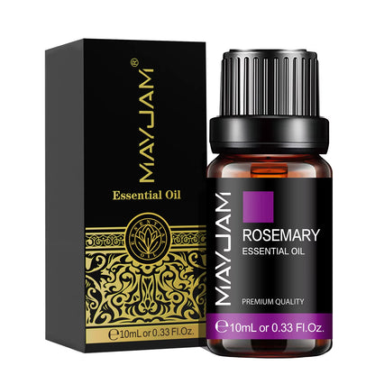 🌿 Aceites Esenciales 10 ml – Lavanda, Jazmín, Eucalipto, Vainilla, Sándalo, Bergamota, Romero, Citronela y Canela