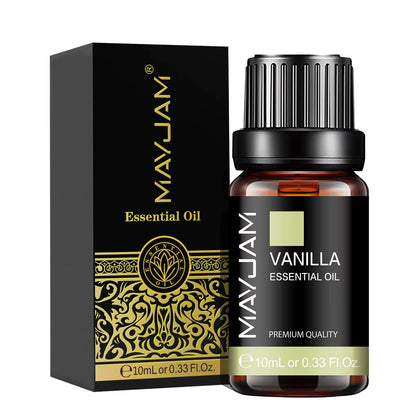 🌿 Aceites Esenciales 10 ml – Lavanda, Jazmín, Eucalipto, Vainilla, Sándalo, Bergamota, Romero, Citronela y Canela