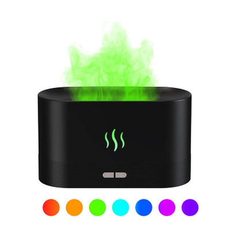  🔥 Humidificador Ultrasónico de Llama con USB - 2025 Best Selling – Difusor de Aromas con Luces LED RGB 🔥