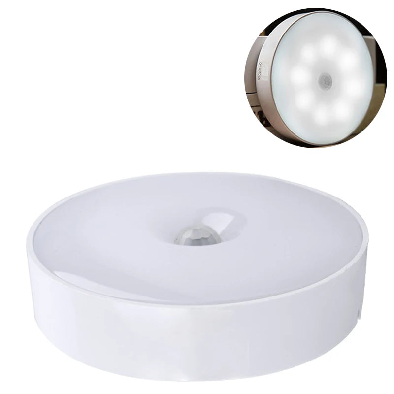 ✨ Lámpara LED Nocturna con Sensor de Movimiento y Base Magnética – Recargable por USB ✨