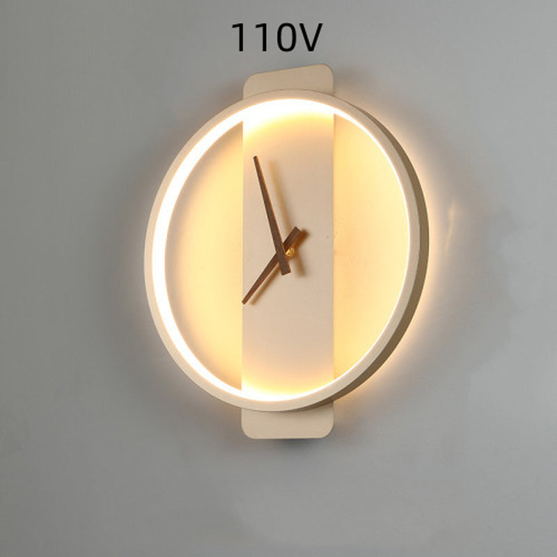 ✨ Lámpara de Pared Nórdica con Reloj – Elegancia y Funcionalidad en tu Hogar ✨