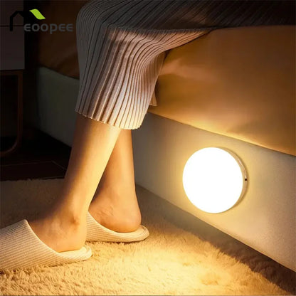 ✨ Lámpara LED Nocturna con Sensor de Movimiento y Base Magnética – Recargable por USB ✨