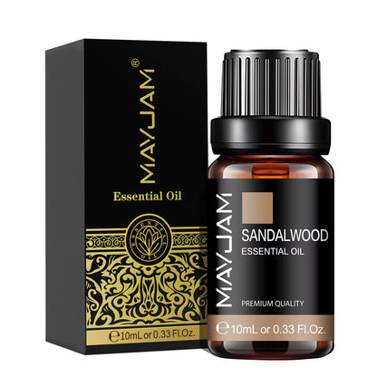 🌿 Aceites Esenciales 10 ml – Lavanda, Jazmín, Eucalipto, Vainilla, Sándalo, Bergamota, Romero, Citronela y Canela